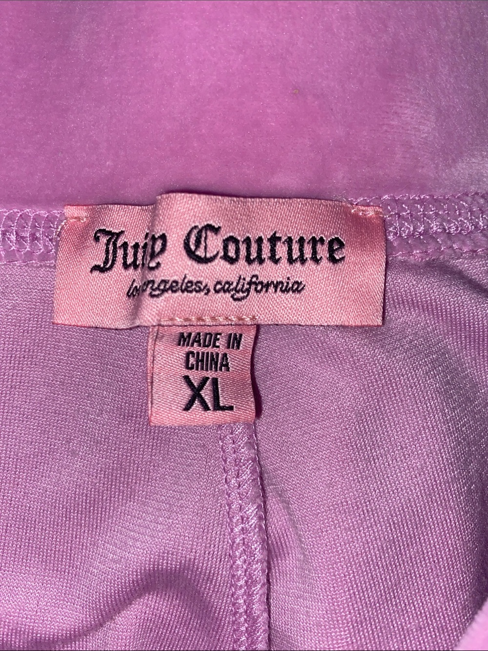 Juicy Couture Pink Velour Short Sleeve Hoodie & Shorts Set - Picture 6 of 7